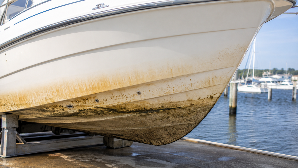 Boat Hull Stains